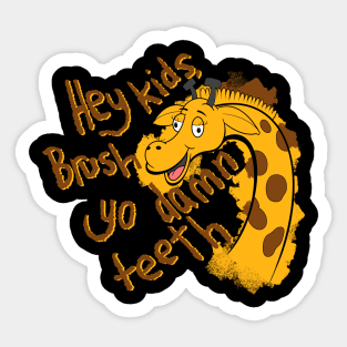 Aussie Giraffe Sticker